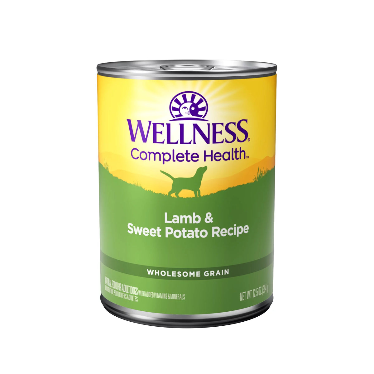 Natural Wet Canned Dog Food, Lamb & Sweet Potato, 12.5-Ounce Can (Pack of 12) U29092
