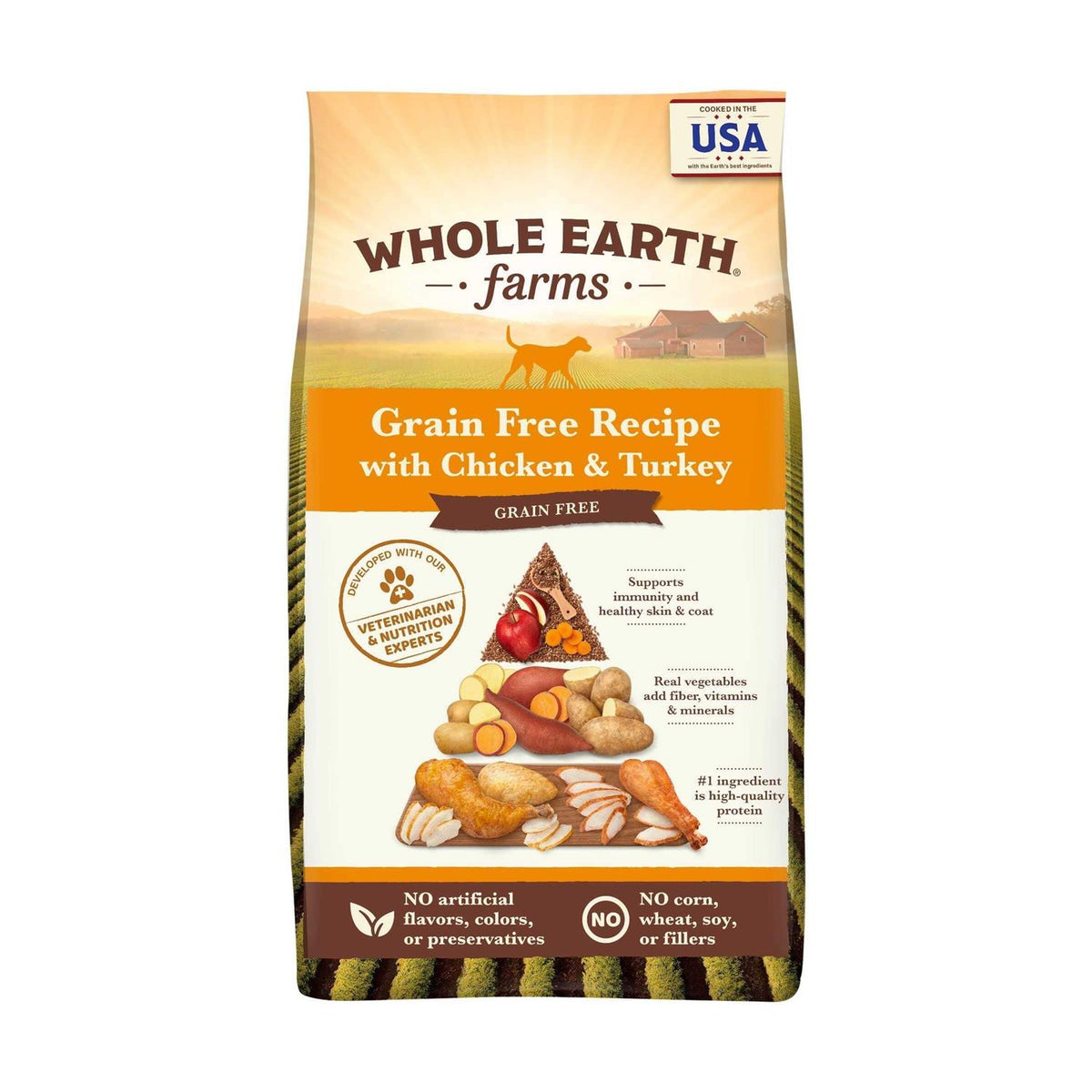 Grain Free Chicken Turkey Recipe Dry Dog Food A28574
