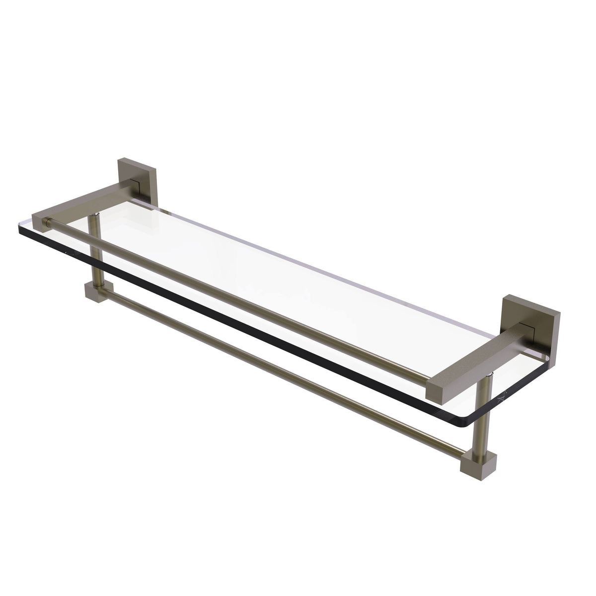 22-inch Gallery Glass Shelf with Towel Bar L656978