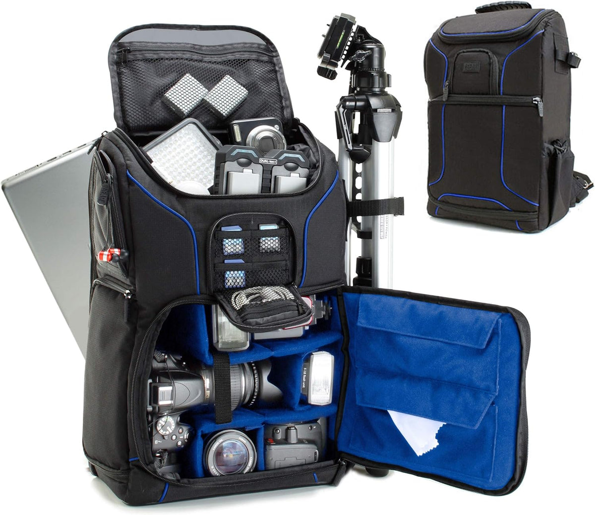 Red DSLR Camera Backpack with Laptop Compartment J9794