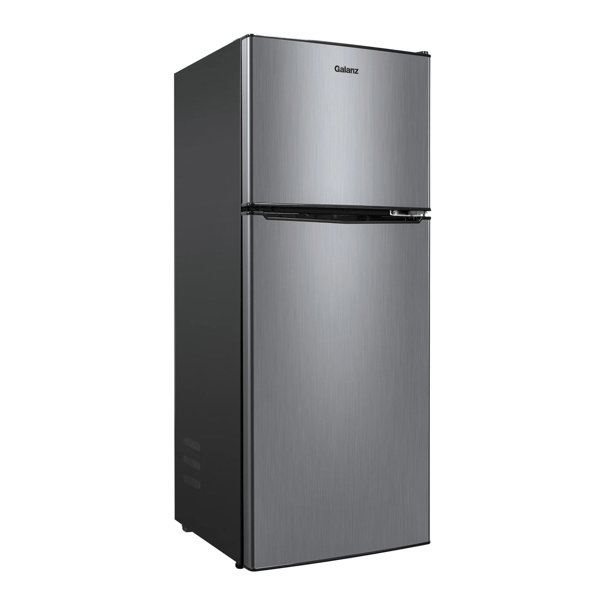 4.6 Cu ft Two Door Mini Refrigerator with Freezer, Stainless Steel V5692