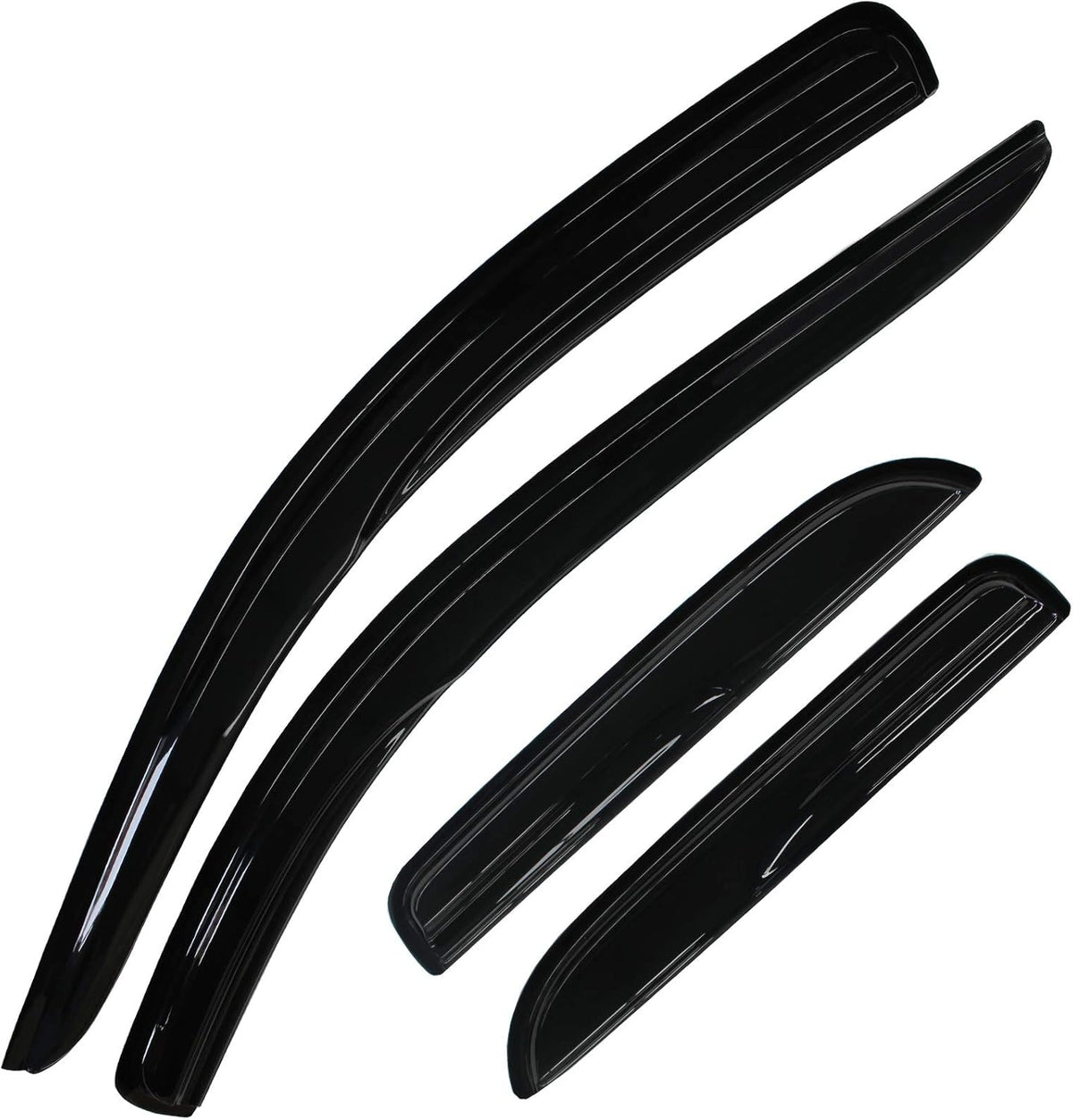 Smoke Window Visors for Quad Cab V5897