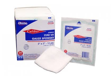 12 Ply Non-Sterile Gauze 4x22, 200 per Bag, 10 Bags per Case I33267