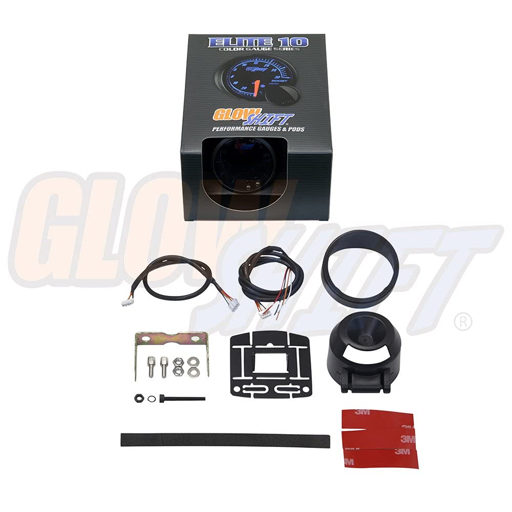 10 Color Volt Voltmeter Gauge 2-1/16 52mm Pack of 2 I9219