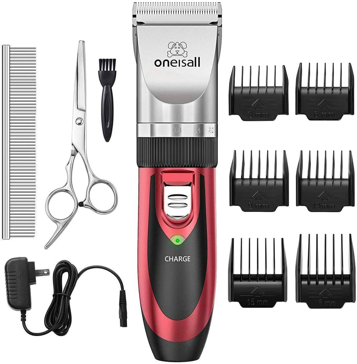 Low Noise Rechargeable Cordless Dog Shaver Clippers Set K74237