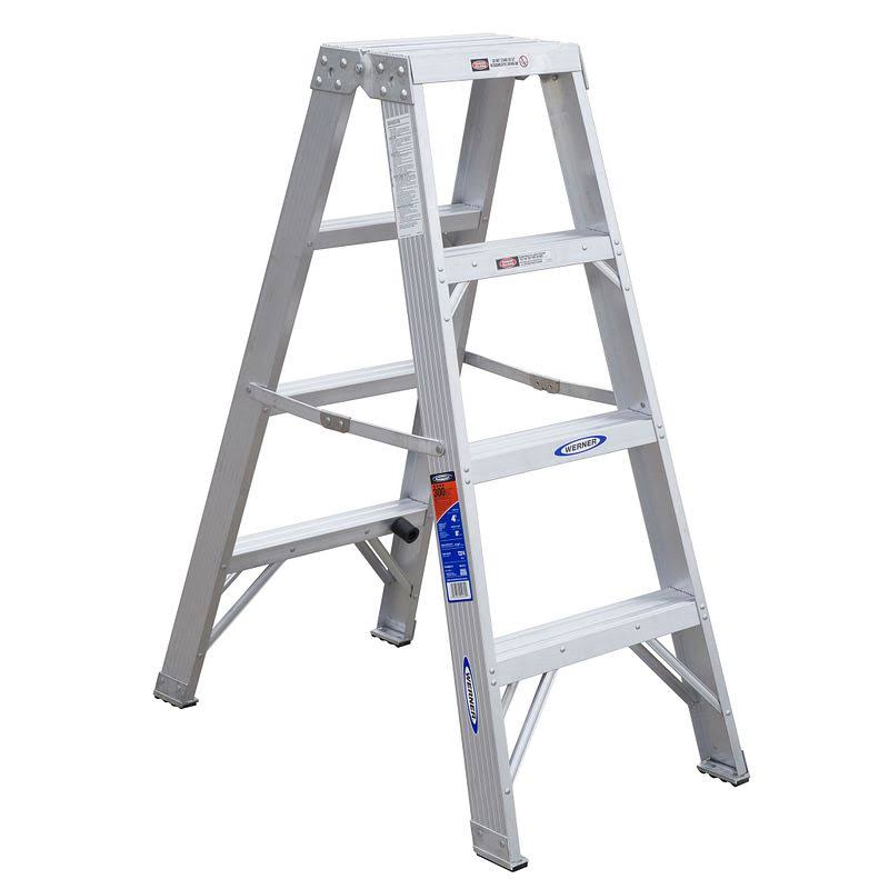 4 ft Aluminum Twin Stepladder H5622