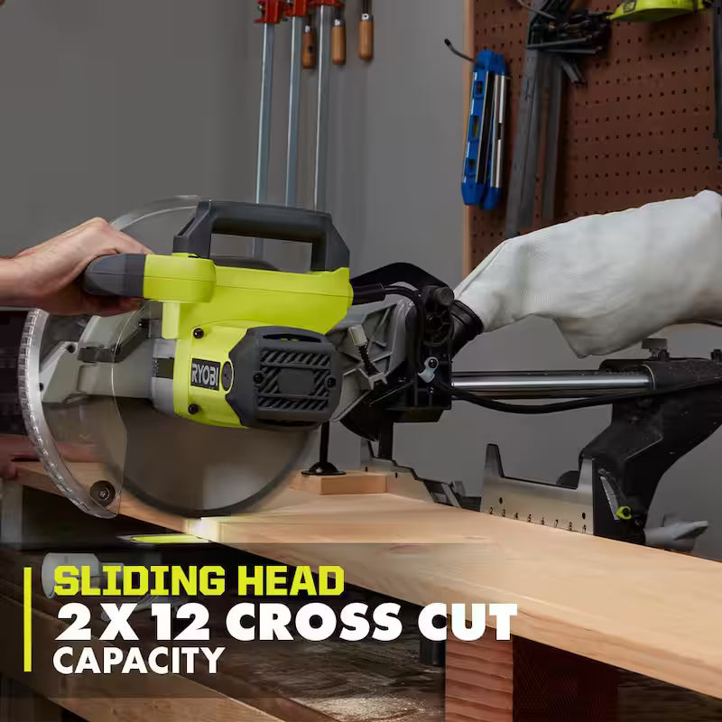 10 in. Corded Sliding Compound Miter Saw with Blade K8714