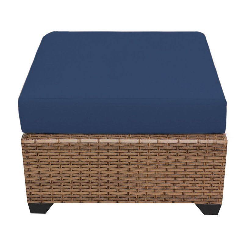 Navy Patio Ottoman E4686