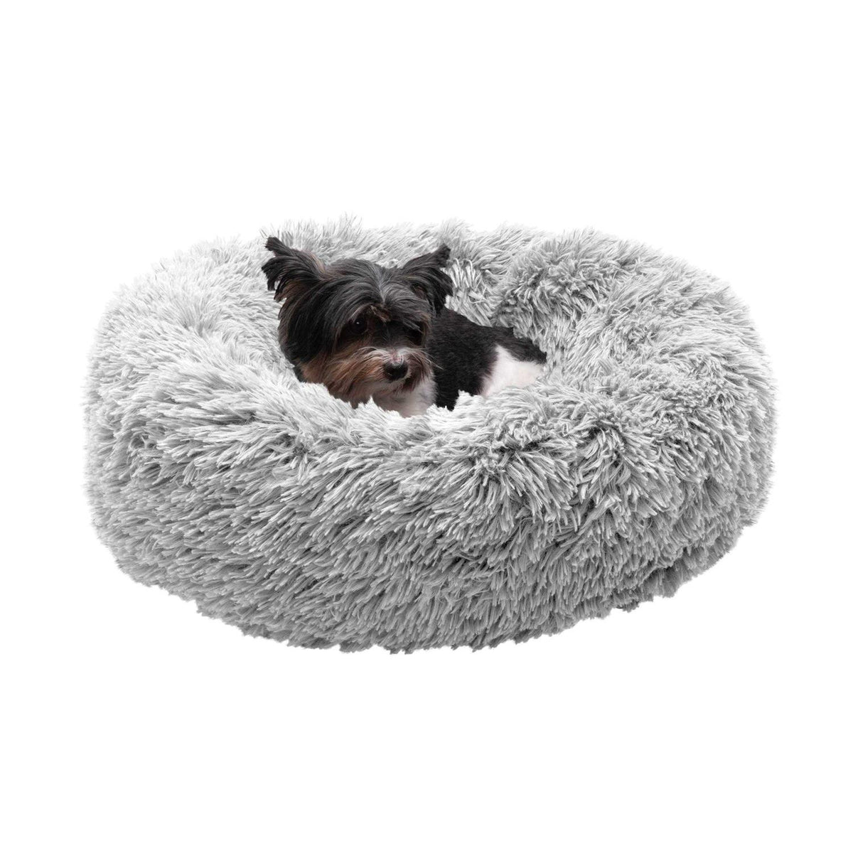 Long Fur Donut Dog Bed E15344