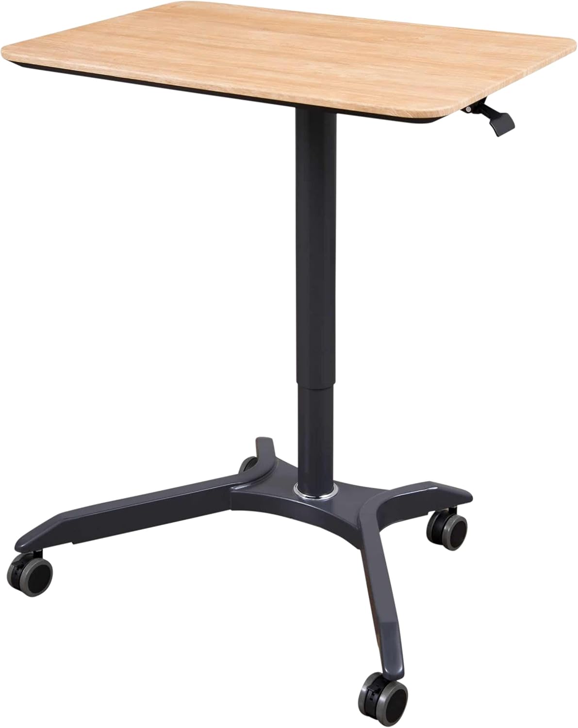 Pneumatic Adjustable Height Rolling Standing Desk Cart B20035