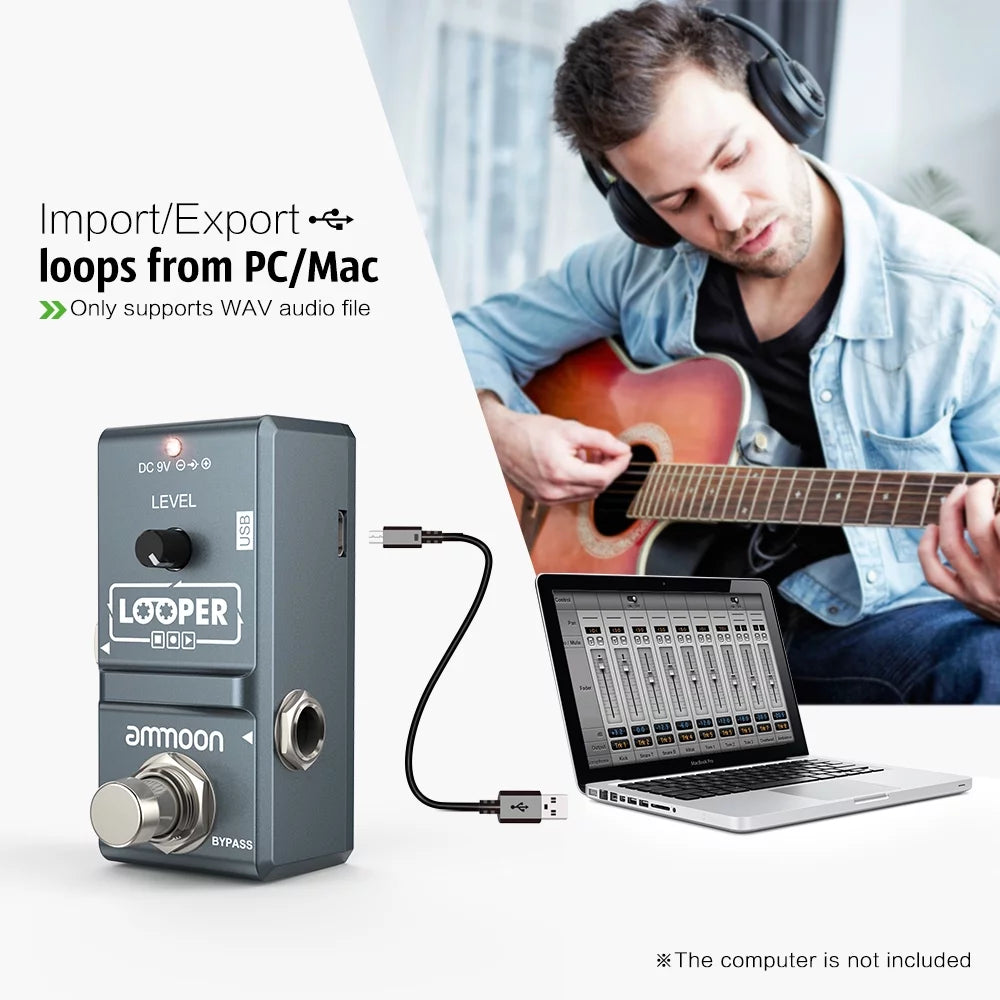 Loop Electric Guitar Effect Pedal with Recording H558749