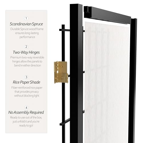 White 3 Panels Room Divider I241