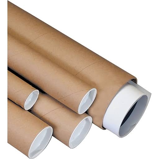 48x22 Kraft Cardboard Mailing Tubes A5621