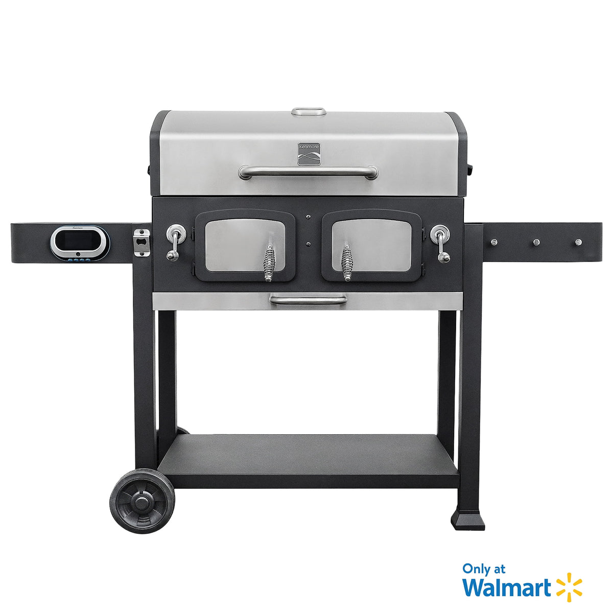 32-inch Smart Charcoal Grill with Meat Thermometer H716
