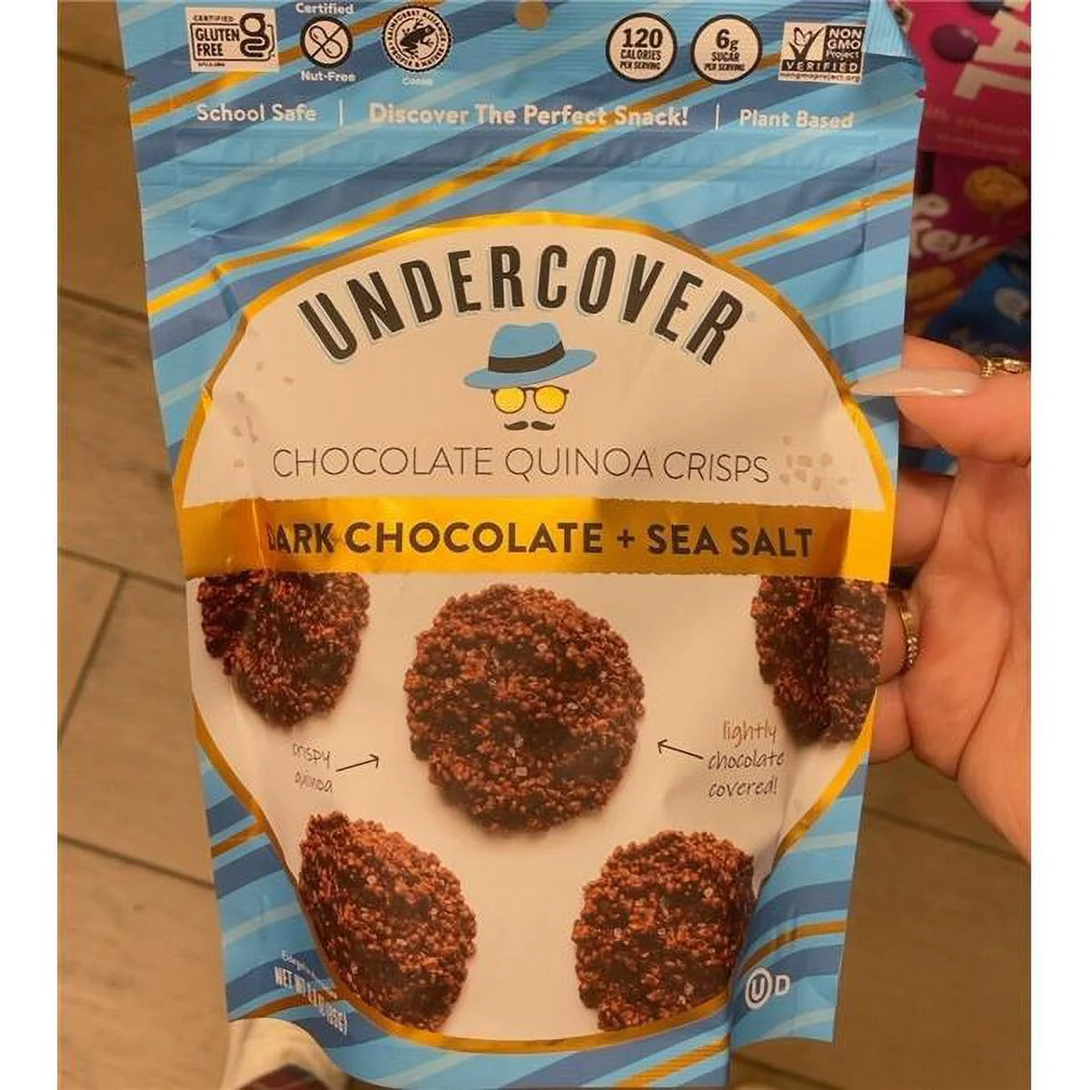 3 oz Quinoa Dark Chocolate Sea Salt Bites Pack of 12 A950723