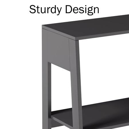 Gray 5-Tiered Bookcase Y82518