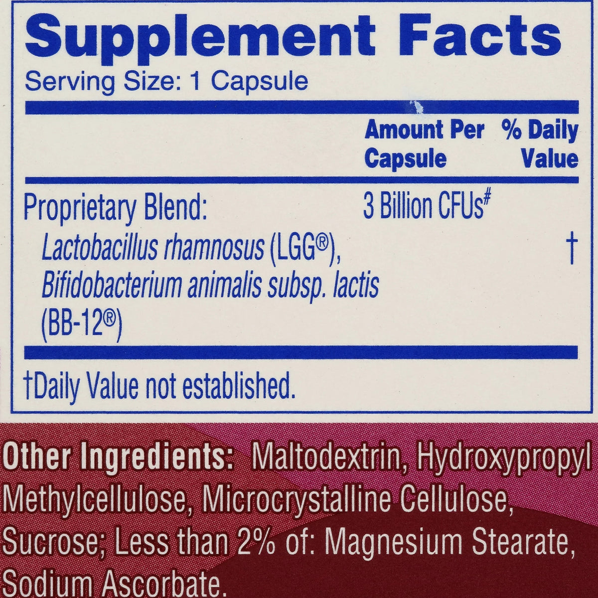Probiotic Supplement (90 Count) A95073