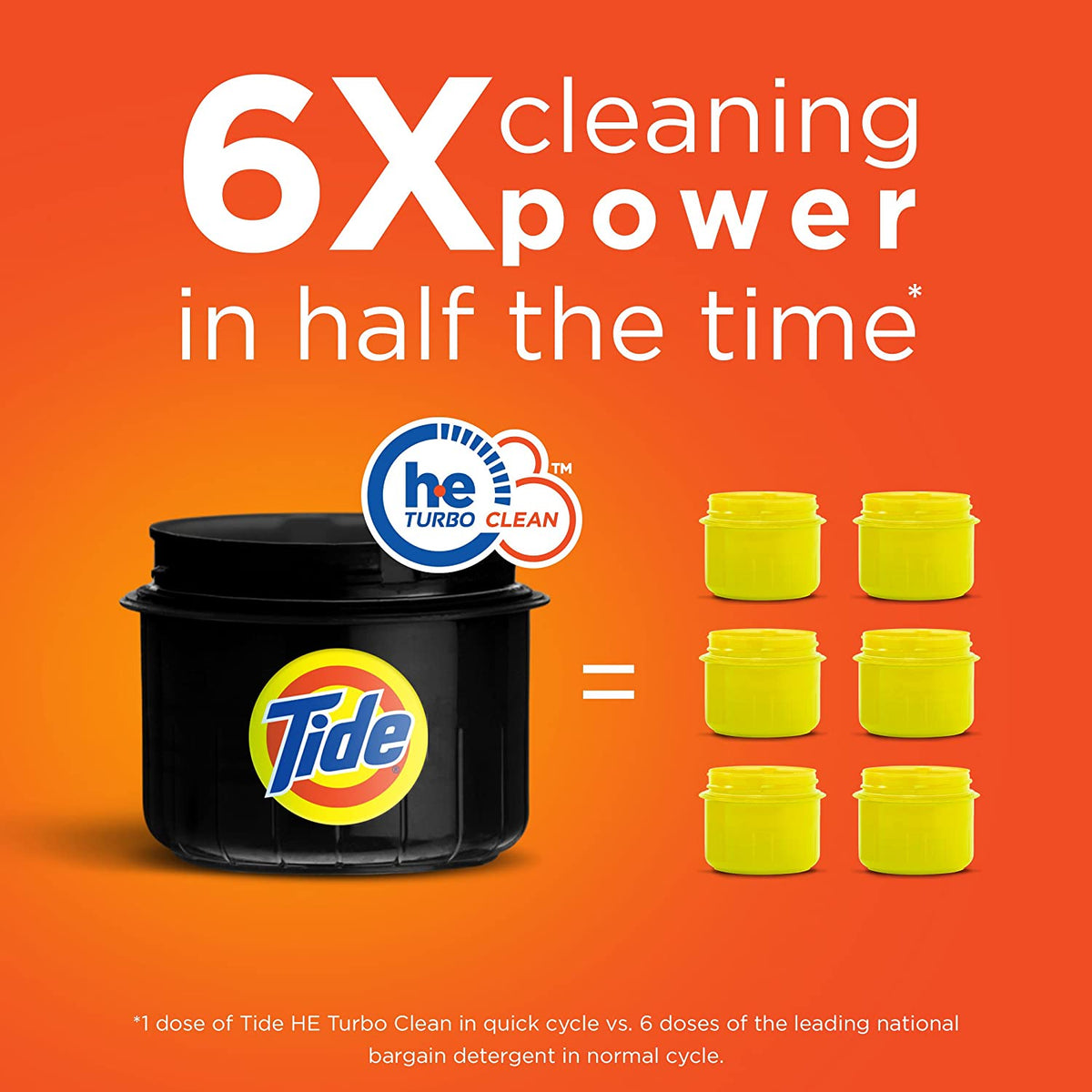 Tide Liquid Laundry Detergent, Active Fresh 46 oz (Pack of 6) B627