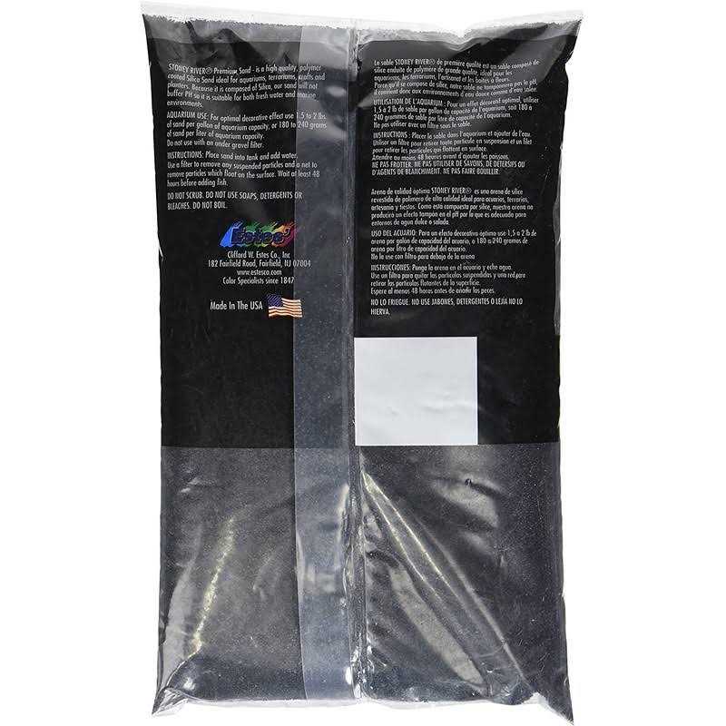 Black Aquarium Sand B419999