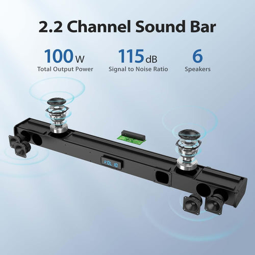 100W 6 Speakers 2.2 Channel Soundbar P199