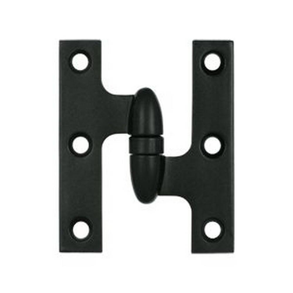 3 x 2.5 inch Black Olive Knuckle Hinge Y63502