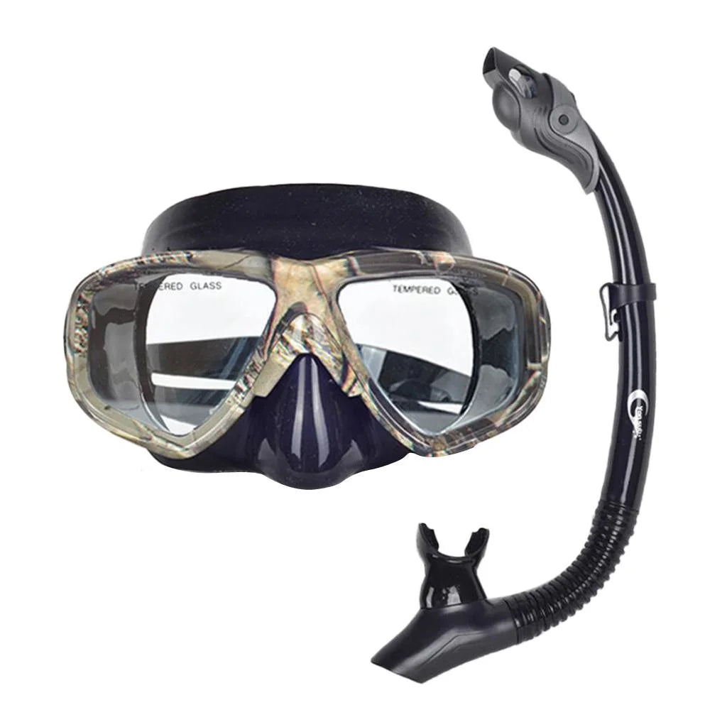 Silicone Snorkel Set with Goggles and Mouthpiece B175245