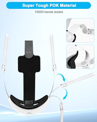 White Button VR Head Strap O395269