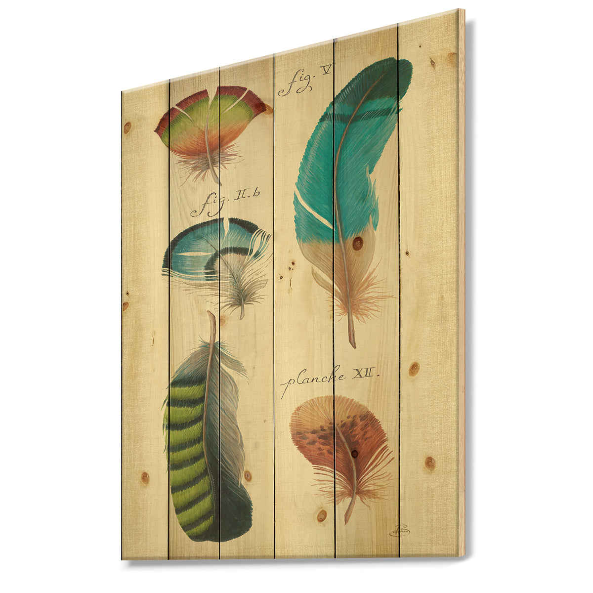 Natural Pine Wood Cabin & Lodge Print B67933