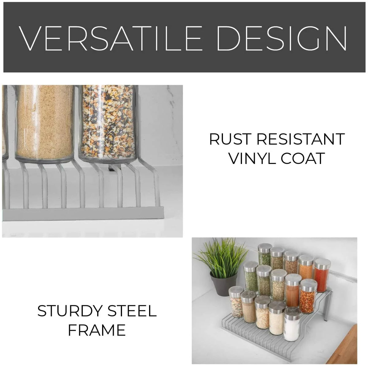 3-Tier Steel Wire Spice Rack Organizer O859181