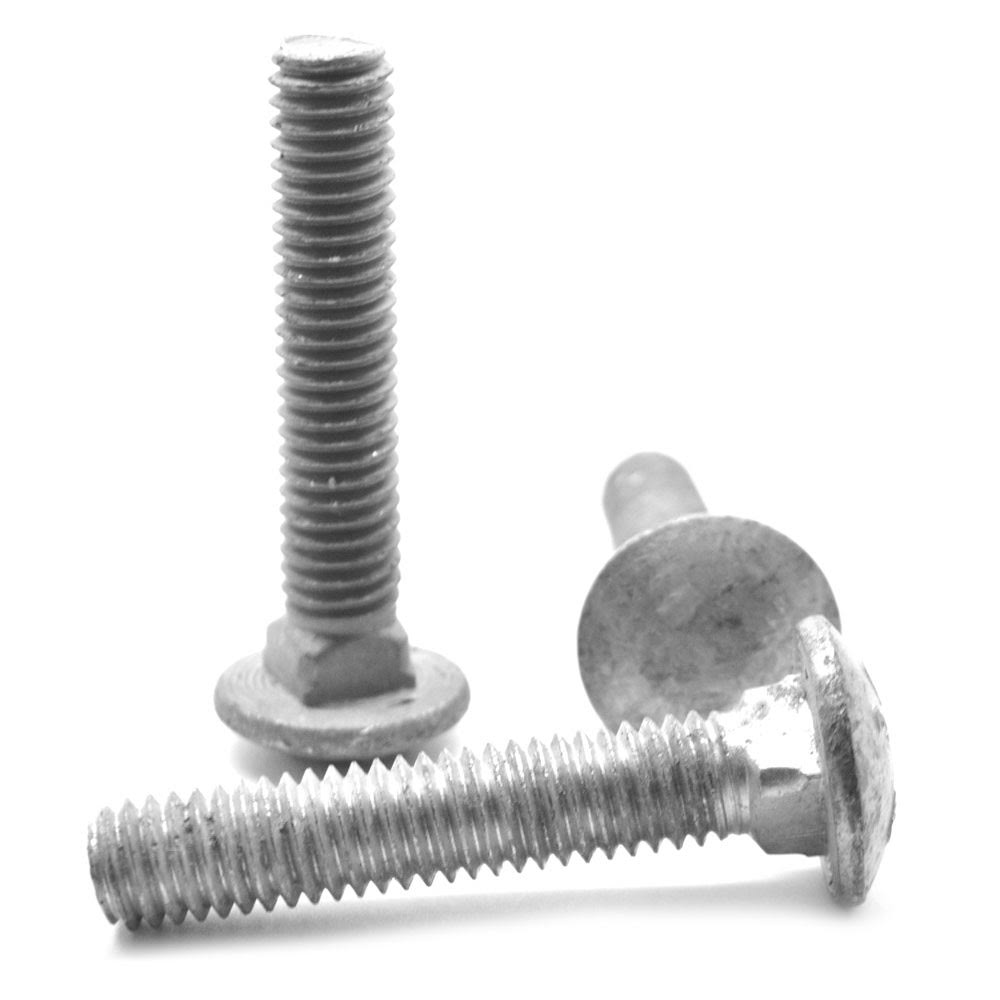 5/8x22-11 x 2x22 Coarse Thread Grade A Carriage Bolt Low Carbon Steel Hot Dip Galvanized M734