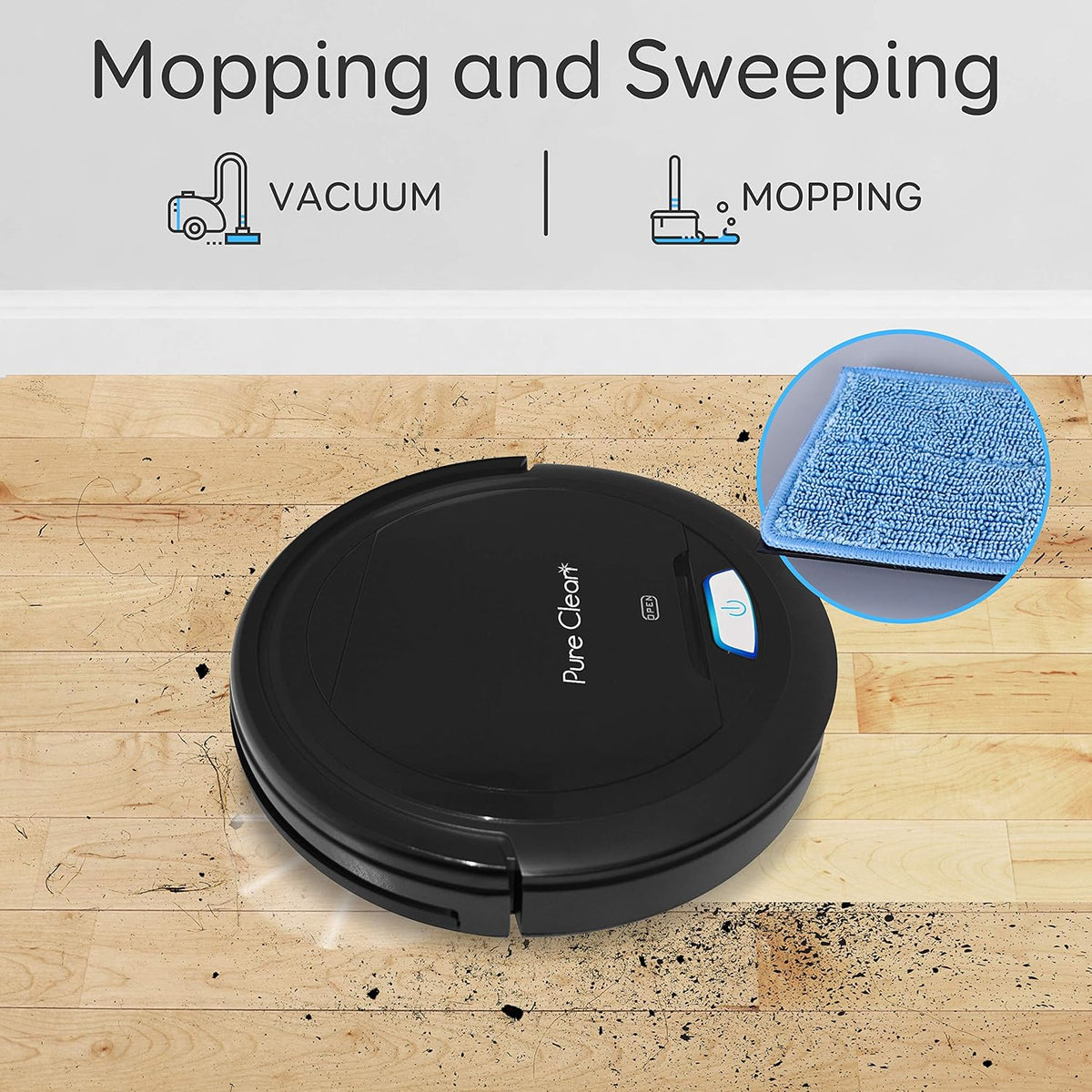 Black Robot Vacuum Cleaner M38081