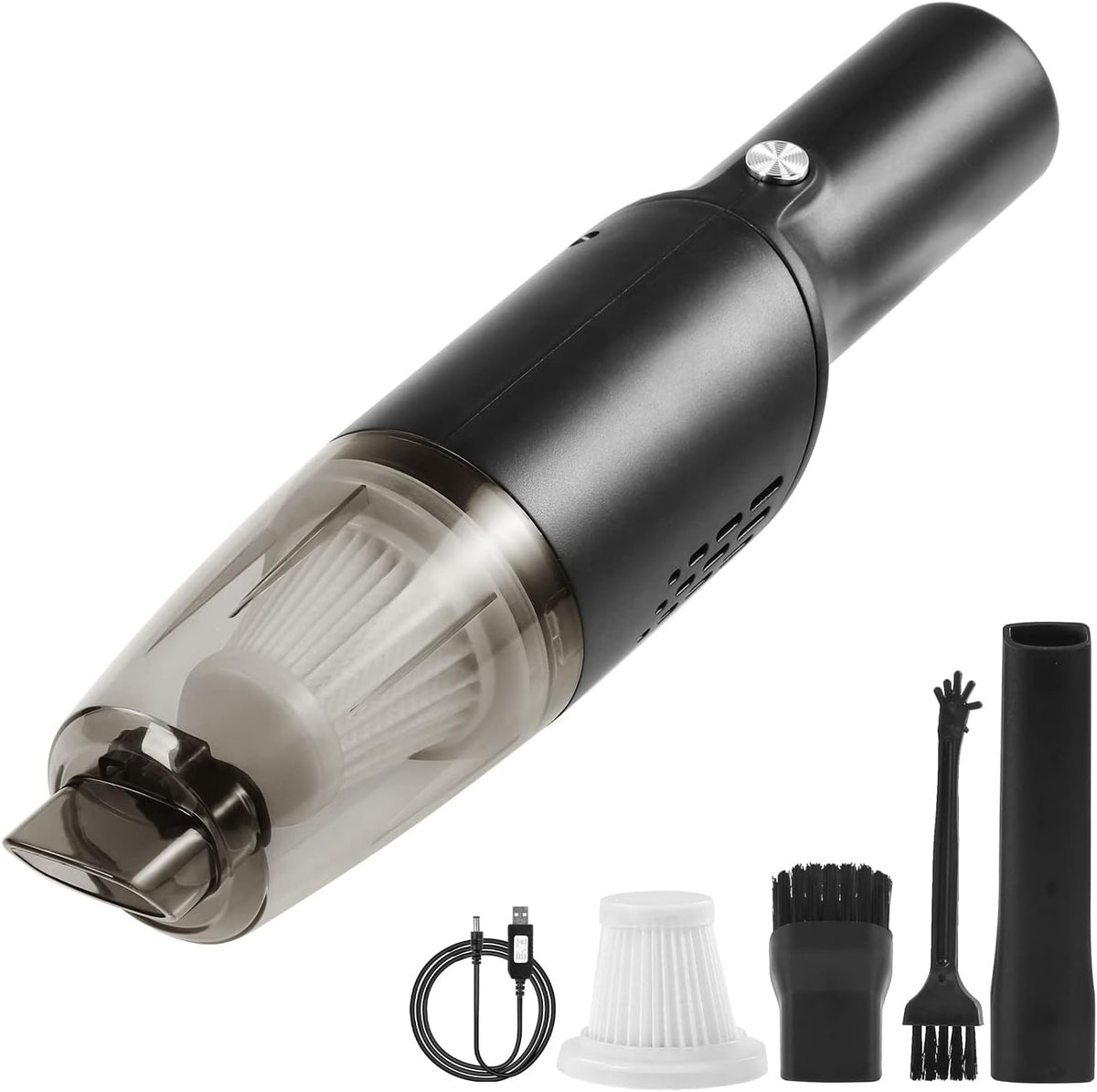 Mini Handheld Cordless Vacuum Cleaner Black Pack of 2 S22977