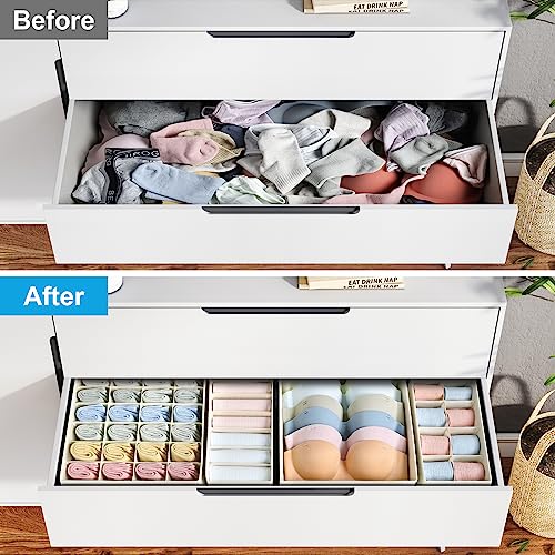 Black Set of 4 Drawer Organizer J1184