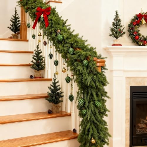 9 Ft Artificial Norfolk Pine Garland Q95824