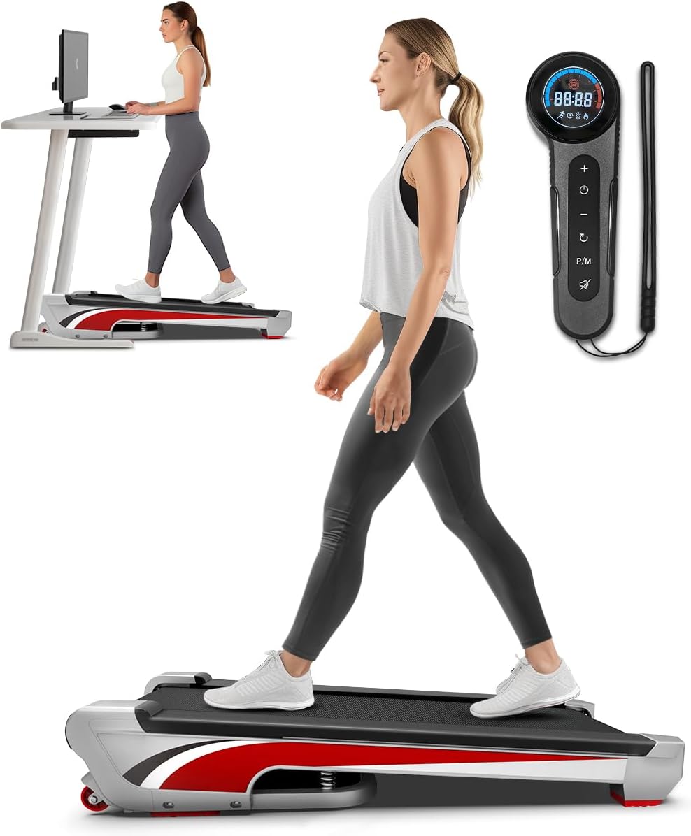 Walking Pad Treadmill with 6% Incline, 350+ lb Capacity V514