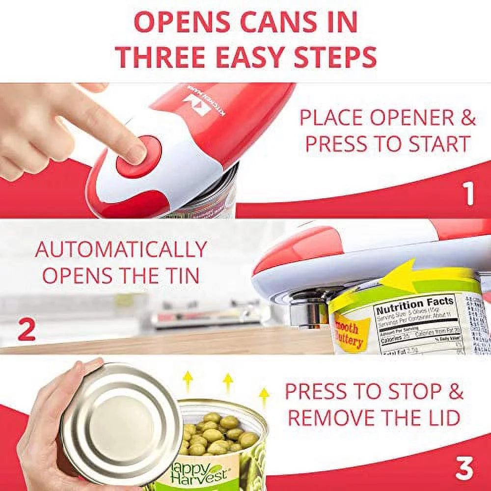 Red Electric Can Opener Q5986