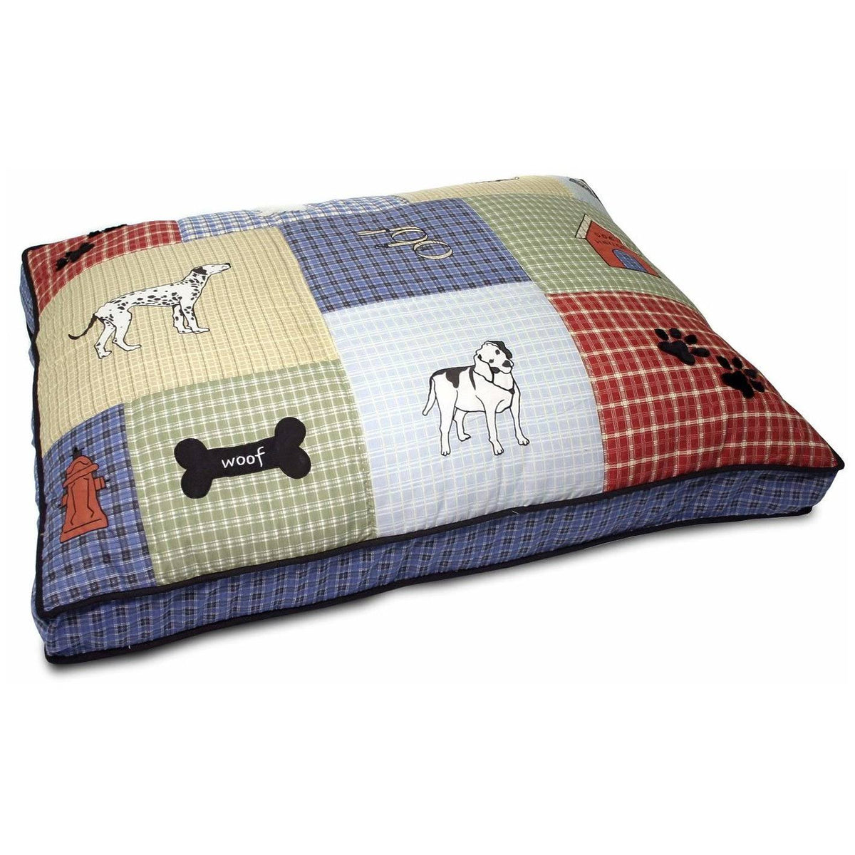 Large Quilted Dog Bed D14830