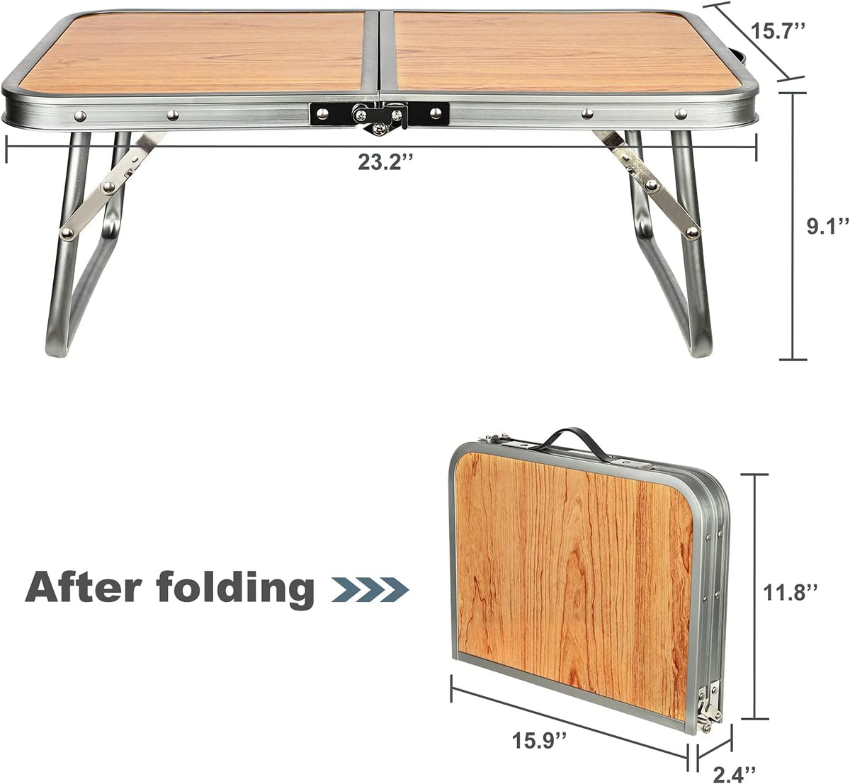 Folding Aluminum Camping Table H9802