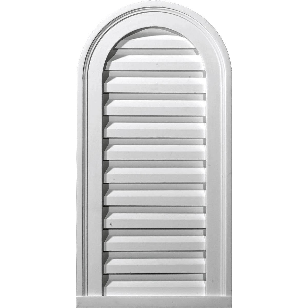 14 inch x 23 inch Cathedral Urethane Gable Vent Louver G422
