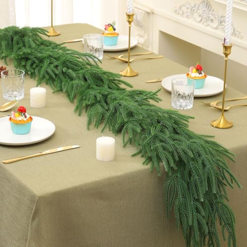 9 Ft Artificial Norfolk Pine Garland Q95824