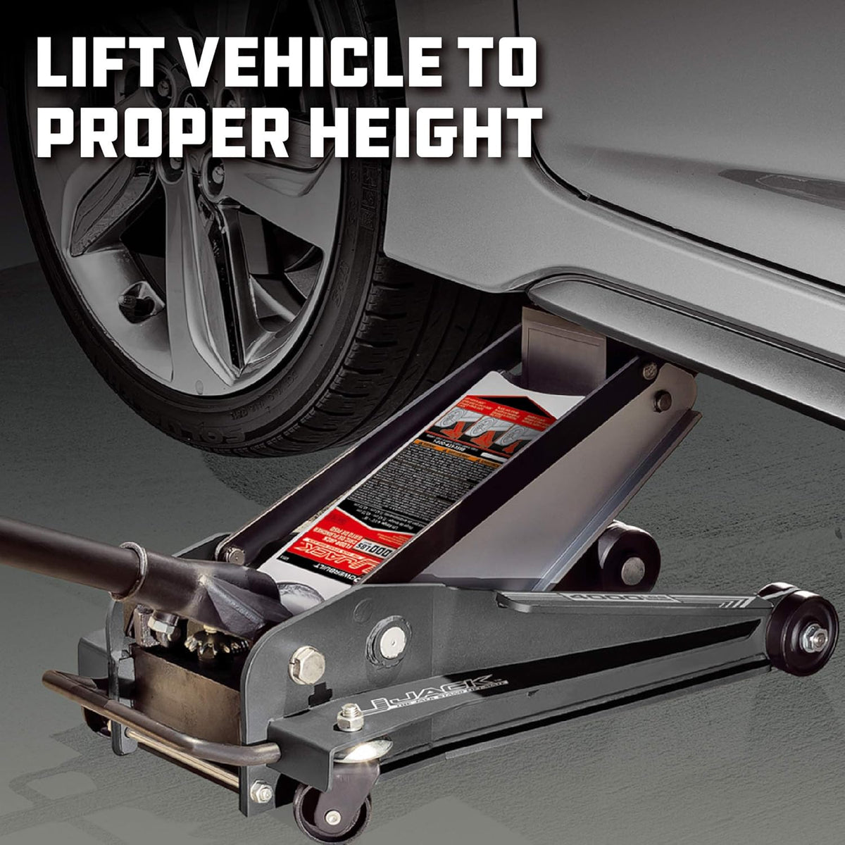 2 Ton 4000 lbs Garage Jack Y32901