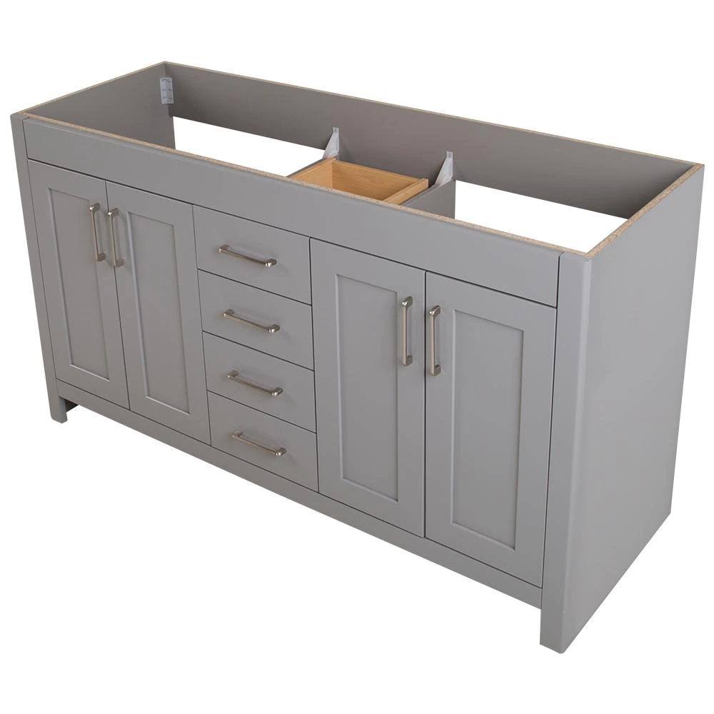 60 in. Bath Vanity Cabinet Only in Sterling Gray K99567