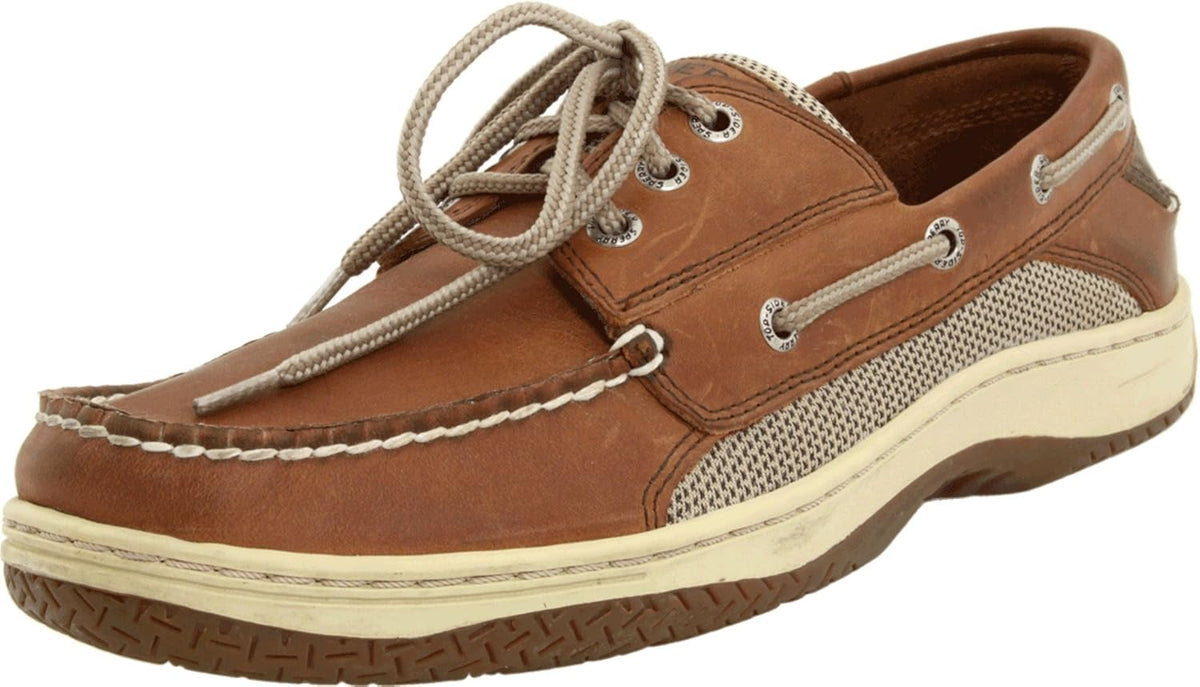 Men's Billfish 3-eye Boat Shoe Dark Tan 11 Wide G434778