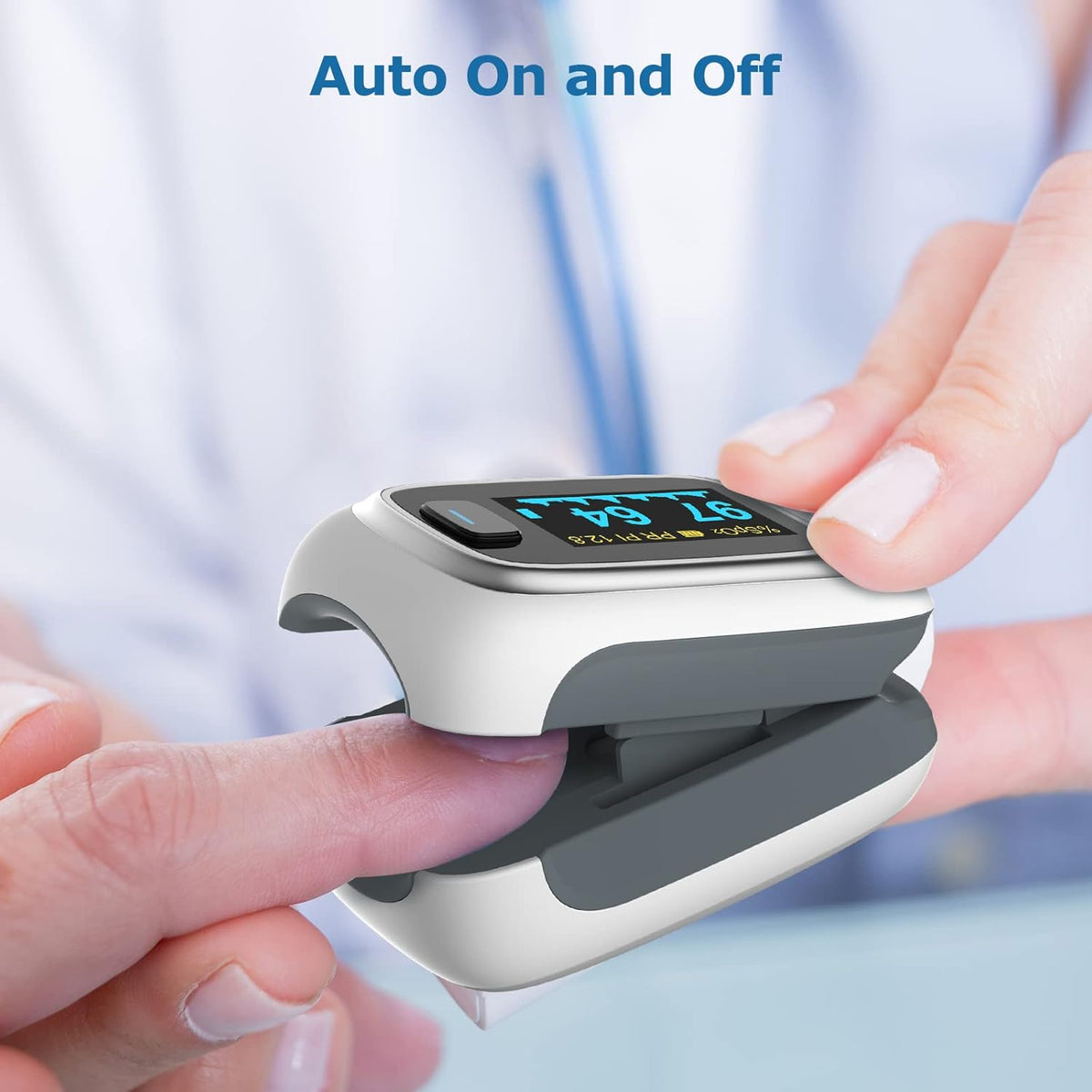Fingertip Pulse Oximeter Blood Oxygen Saturation Monitor V9972