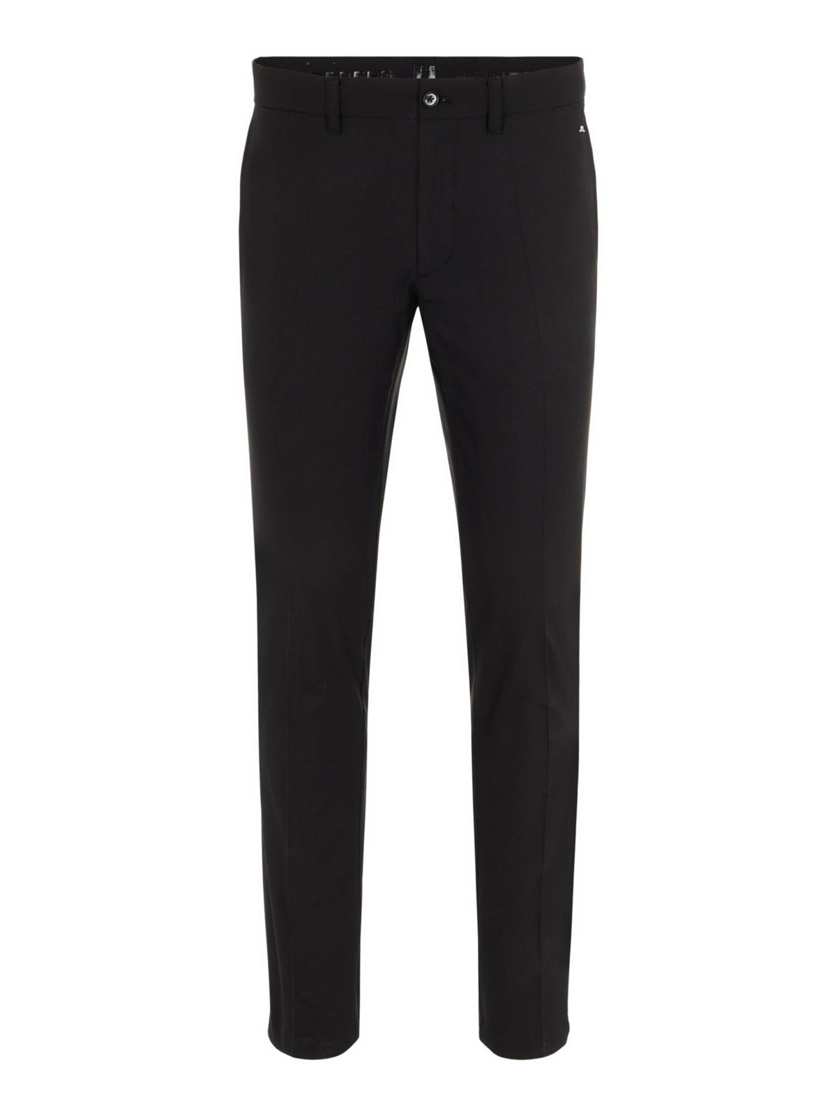 Black Tight Fit Poly Pants L69722