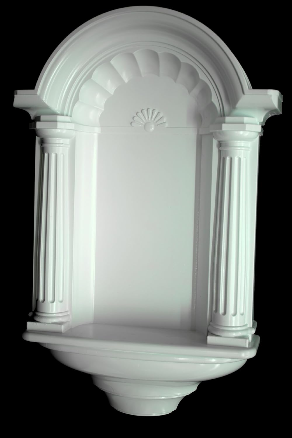 White ABS Plastic Wall Niche Y329