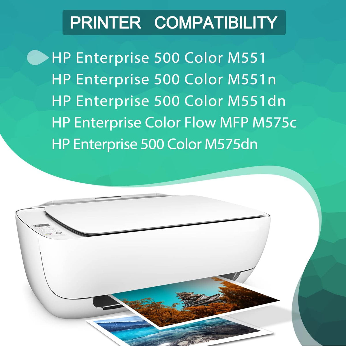 Compatible Toner Cartridge Replacement 1 Black 1 Cyan 1 Magenta 1 Yellow H9810