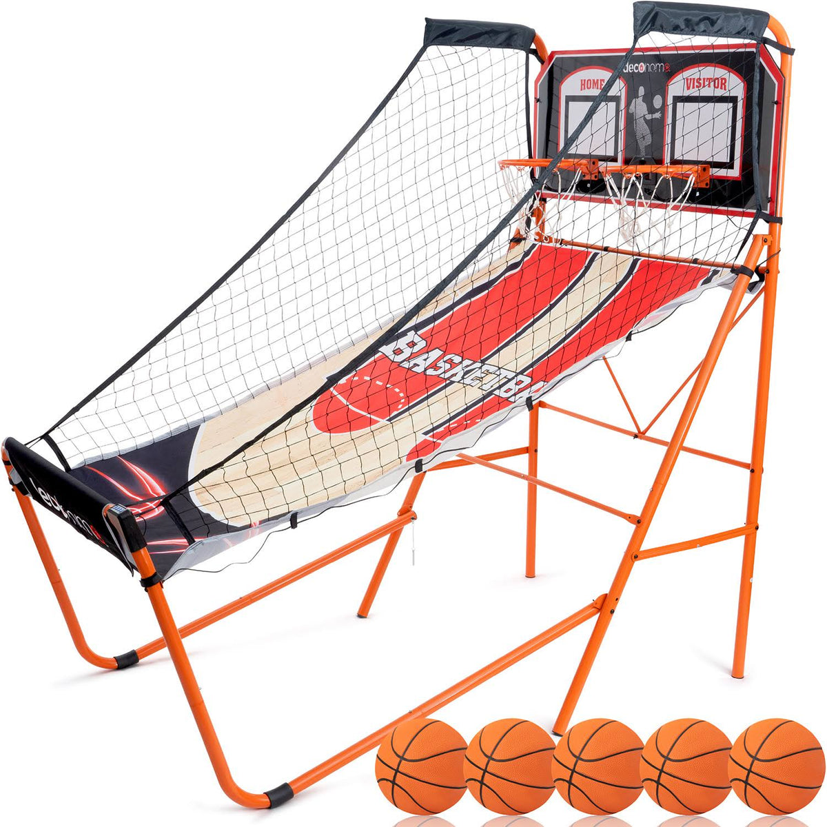Arcade Basketball Game with Dual Rim Backboard Q254