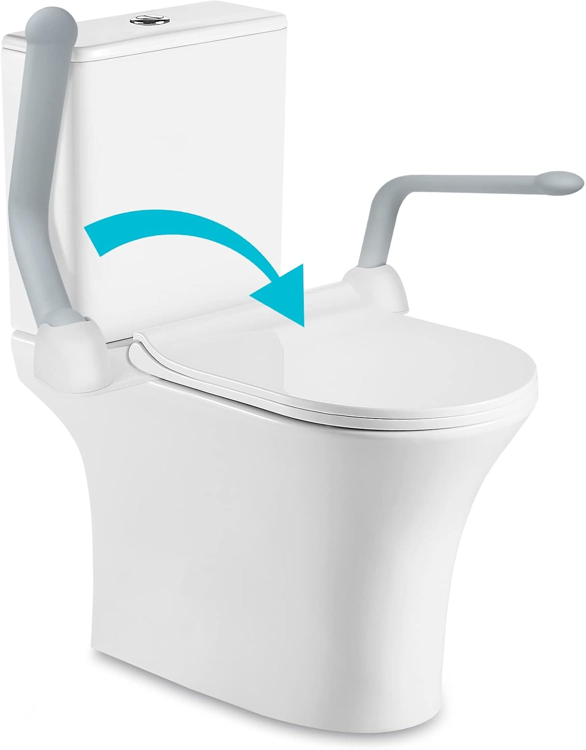 Heavy Duty Toilet Safety Rails with Foldable Handles B209
