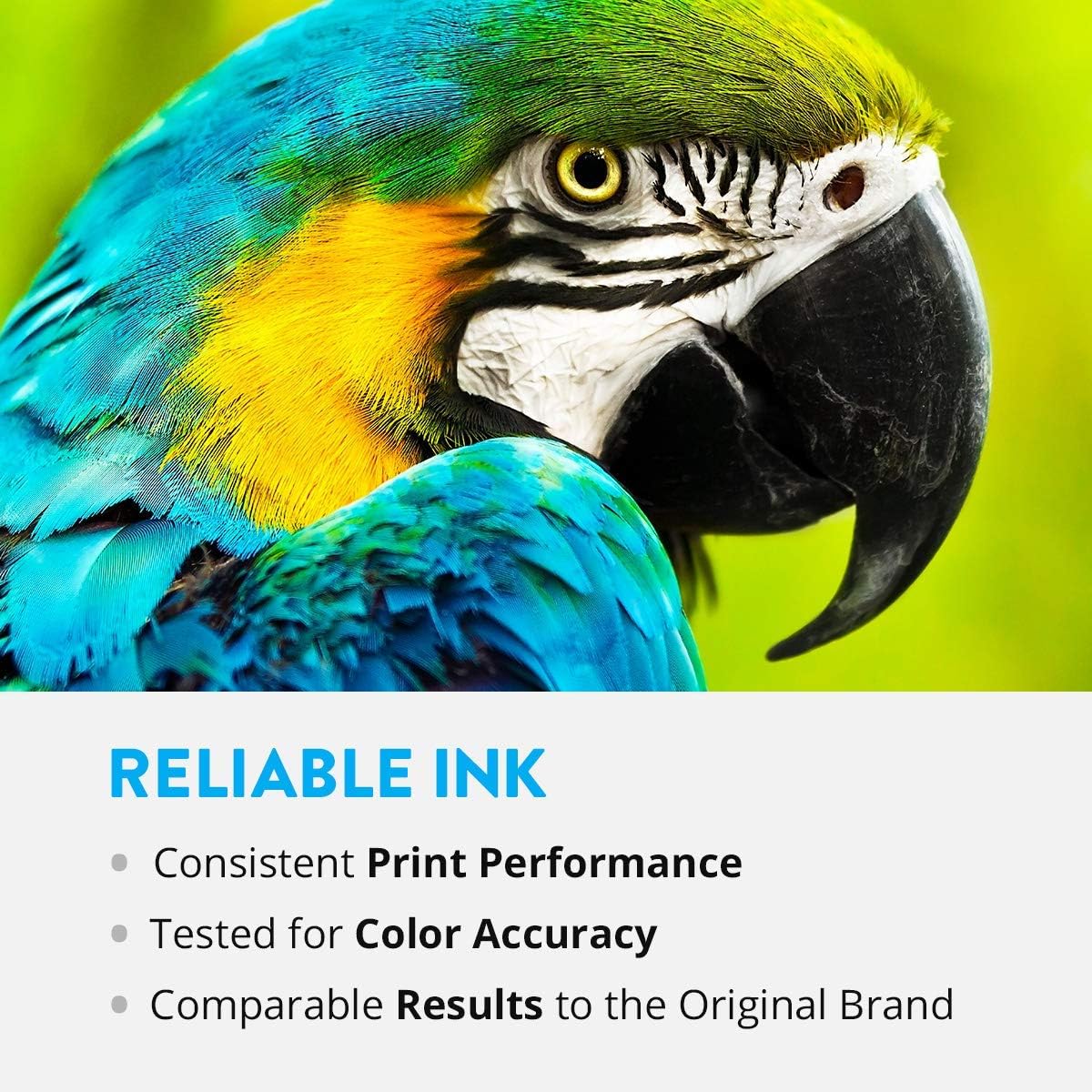 Remanufactured Ink Cartridge Replacement 1 Black 1 Color 2-Pack K7265